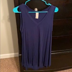 V-neck tunic tank